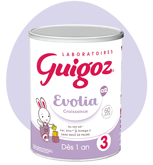 GUIGOZ Evolia 3 - Lait de croissance en poudre de 1 à 3 ans