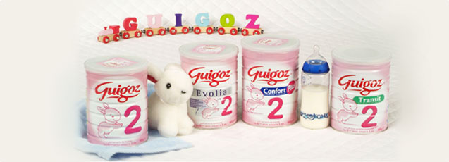Lait Guigoz : trouvez tous les laits de la marque Guigoz