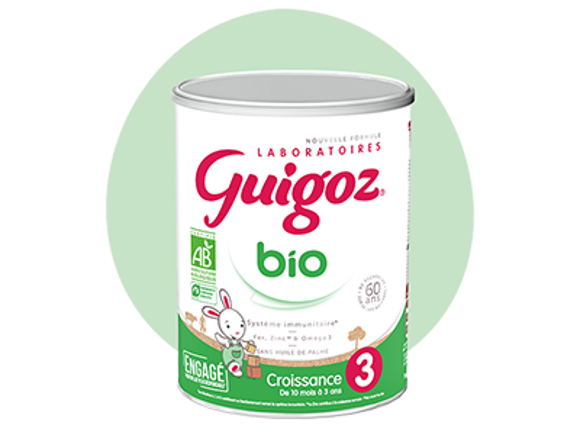 Lait de croissance GUIGOZ® Bio Croissance