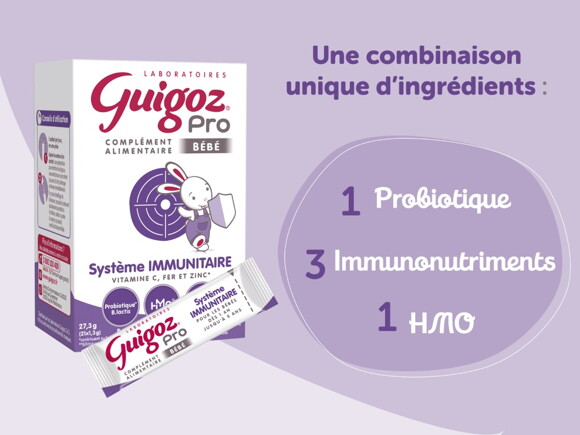 Guigoz® Pro Bébé Système Immunitaire pour soutenir le système immunitaire* des bébés