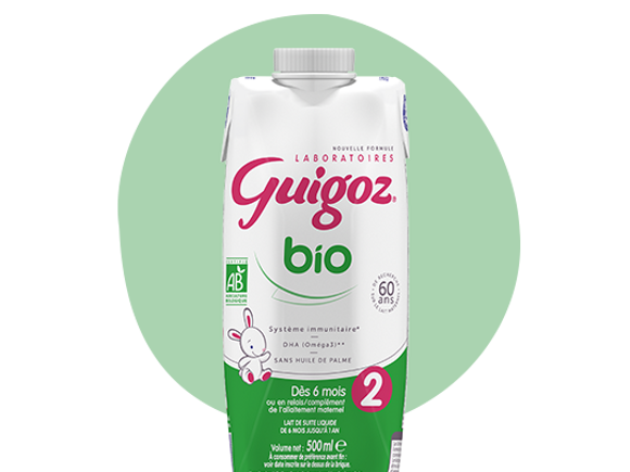 Lait de croissance liquide GUIGOZ® Bio Croissance