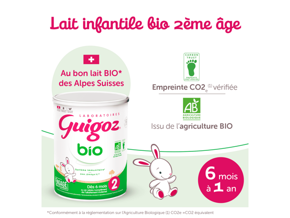 lait infantile bio 2ème âge
